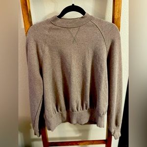 Universal Thread Size Small Fitted Sweater Tan